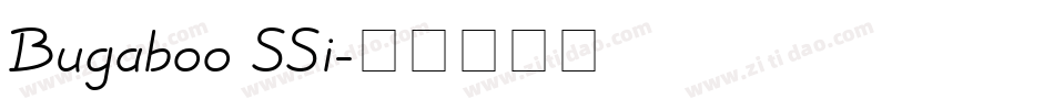 Bugaboo SSi字体转换